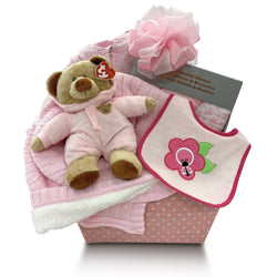 Baby Bundle of Love Baby Girl Gift Basket